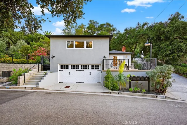 front view of house with a yard