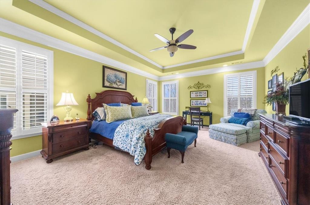 3357 Locust Cove Road Gainesville, GA 30504 - Photo 28 of 77 a living room with furniture fireplace and flat screen tv