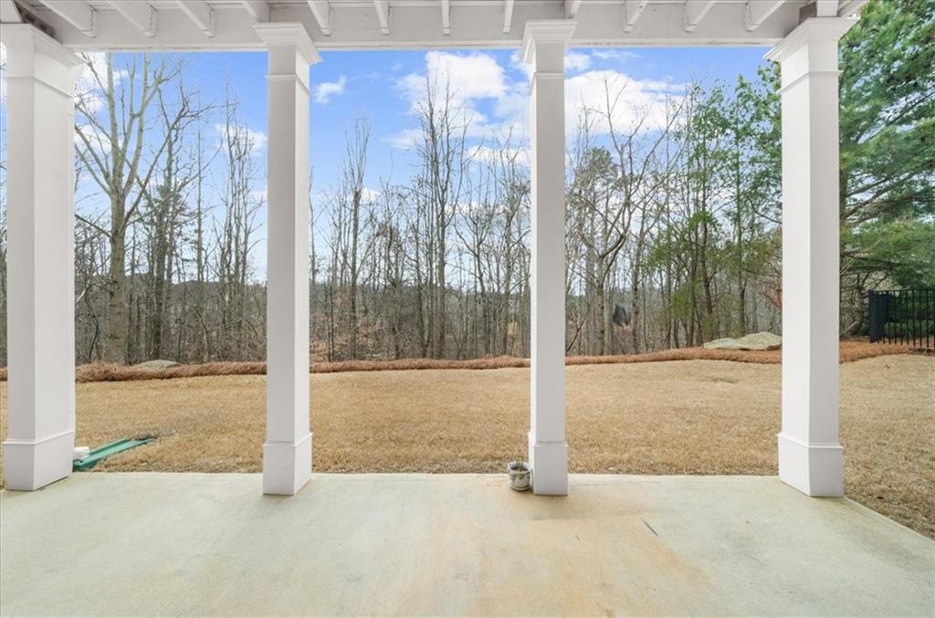 3357 Locust Cove Road Gainesville, GA 30504 - Photo 41 of 77 a view of a glass door with a yard