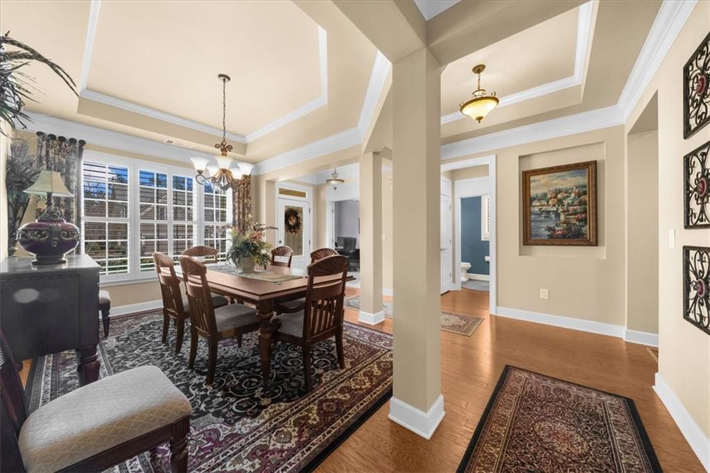3357 Locust Cove Road Gainesville, GA 30504 - Photo 8 of 77 a view of a dining room with furniture