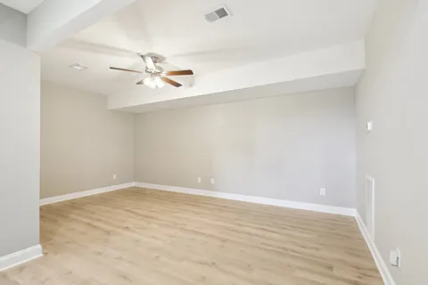 wooden floor in an empty room