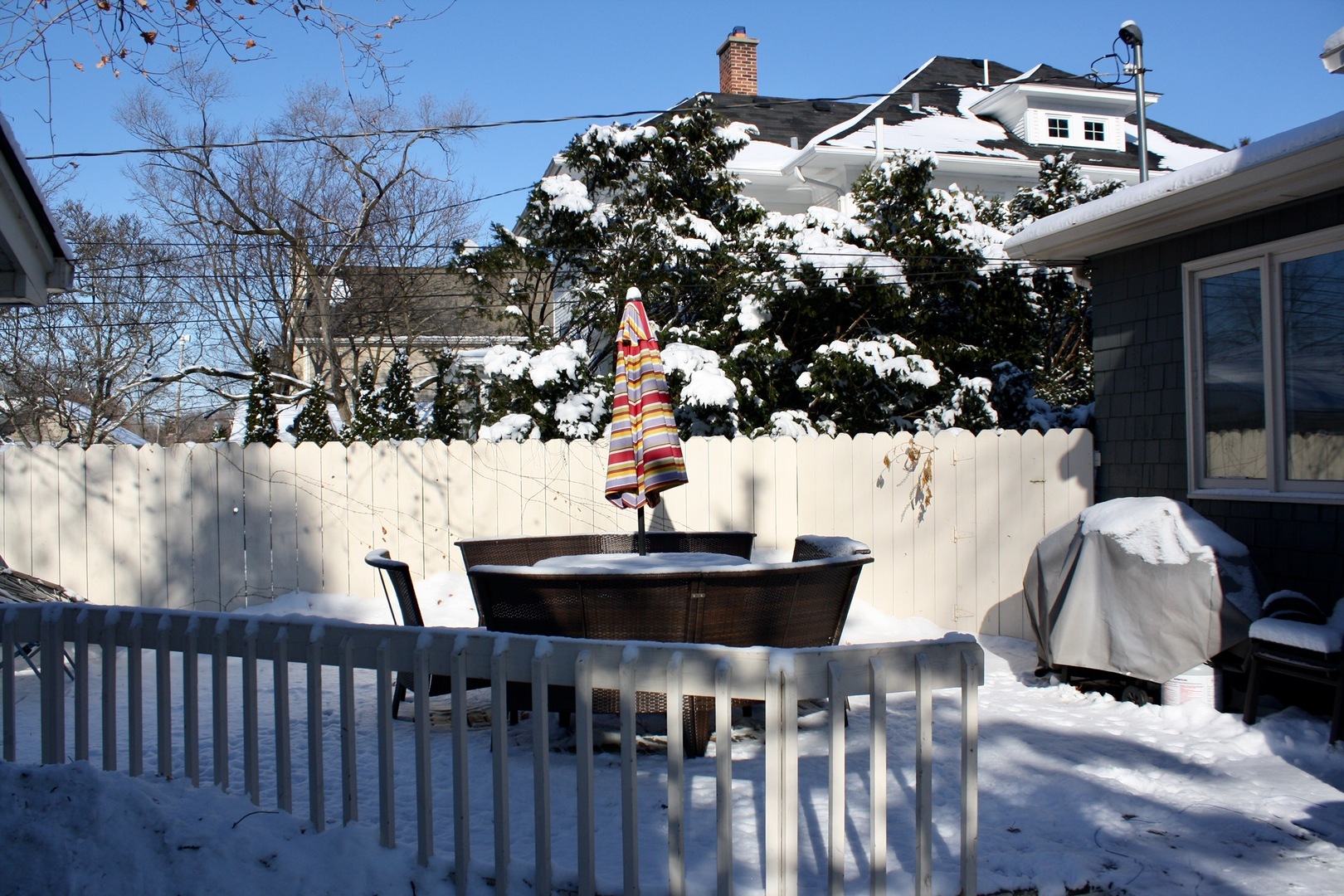 321 North Wright Street Naperville, IL 60540 - Photo 21 of 23 a view of balcony and patio