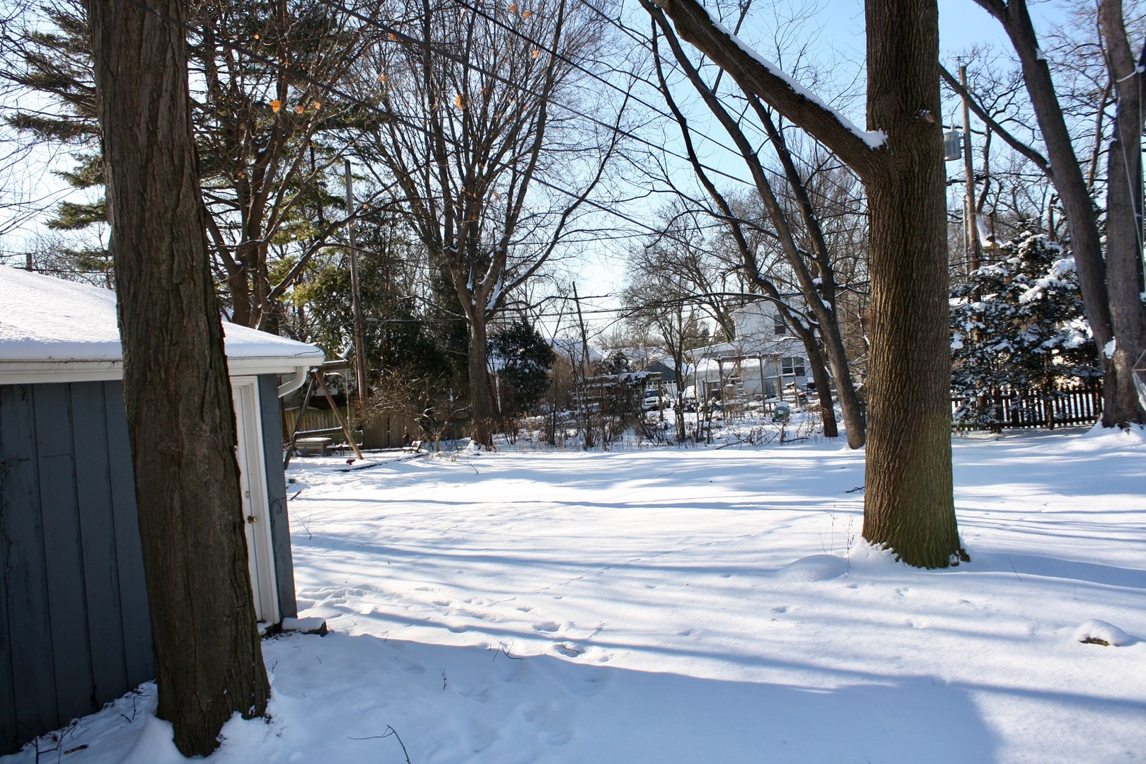 321 North Wright Street Naperville, IL 60540 - Photo 23 of 23 a view of a yard and trees on the side of the road