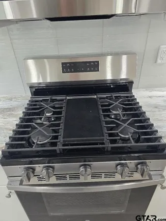 a close view of stove top oven