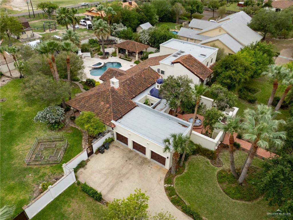 3506 Oak Ridge Lane Mission, TX 78573 - Photo 44 of 45 an aerial view of a house with outdoor space