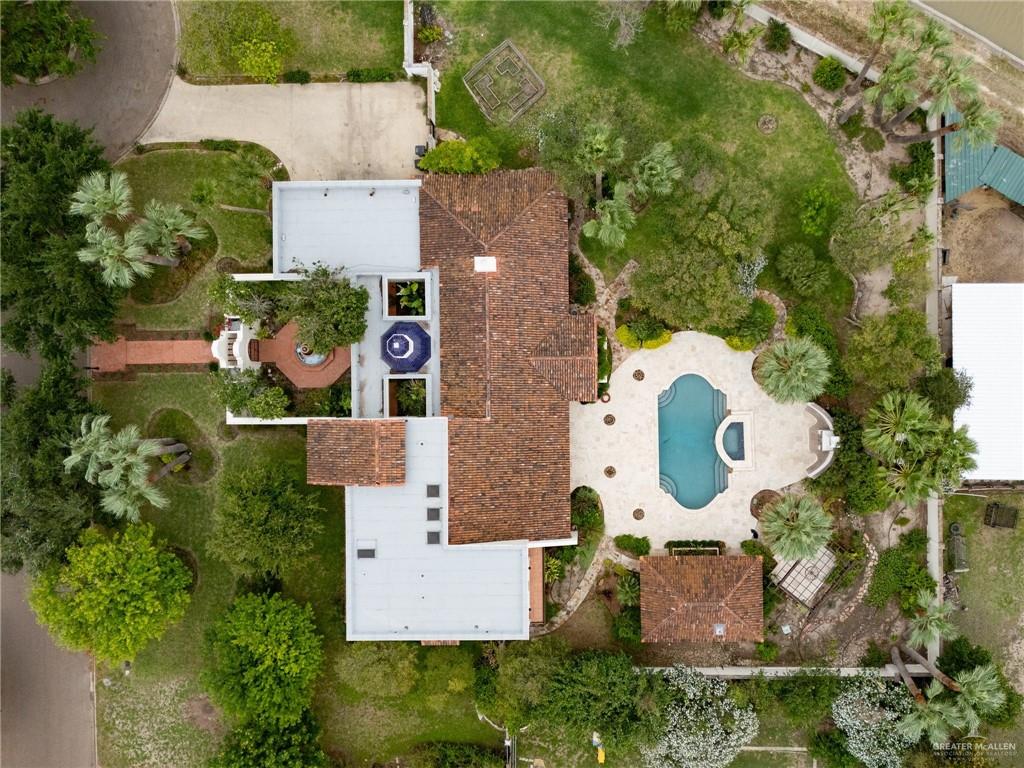 3506 Oak Ridge Lane Mission, TX 78573 - Photo 45 of 45 an aerial view of residential house with outdoor space and parking