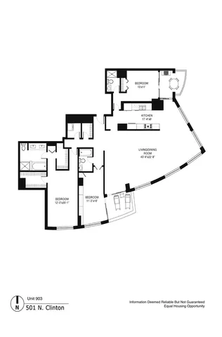 $1,000,000 | 501 North Clinton Street, Unit 903, Chicago, IL 60654