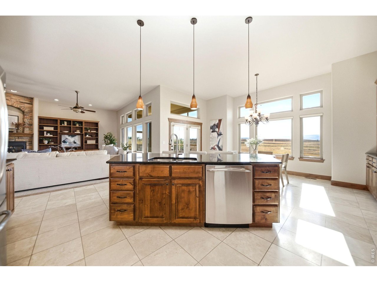 2153 Mountain River Road Berthoud, CO 80513 - Photo 12 of 50 Spacious island perfect for entertaining