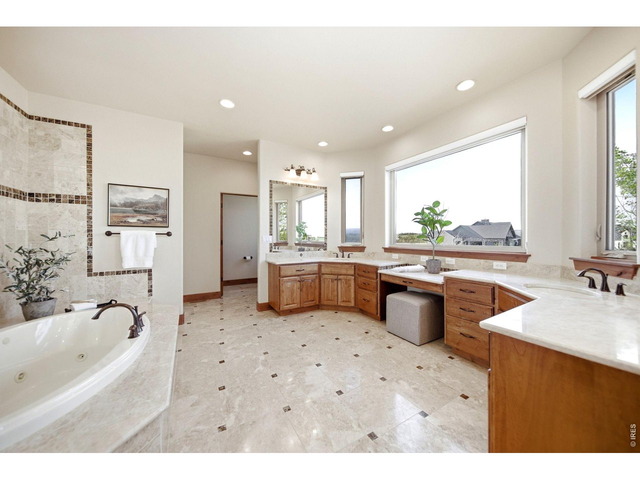 2153 Mountain River Road Berthoud, CO 80513 - Photo 21 of 50 Luxury features all around, including a spacious soaking tub