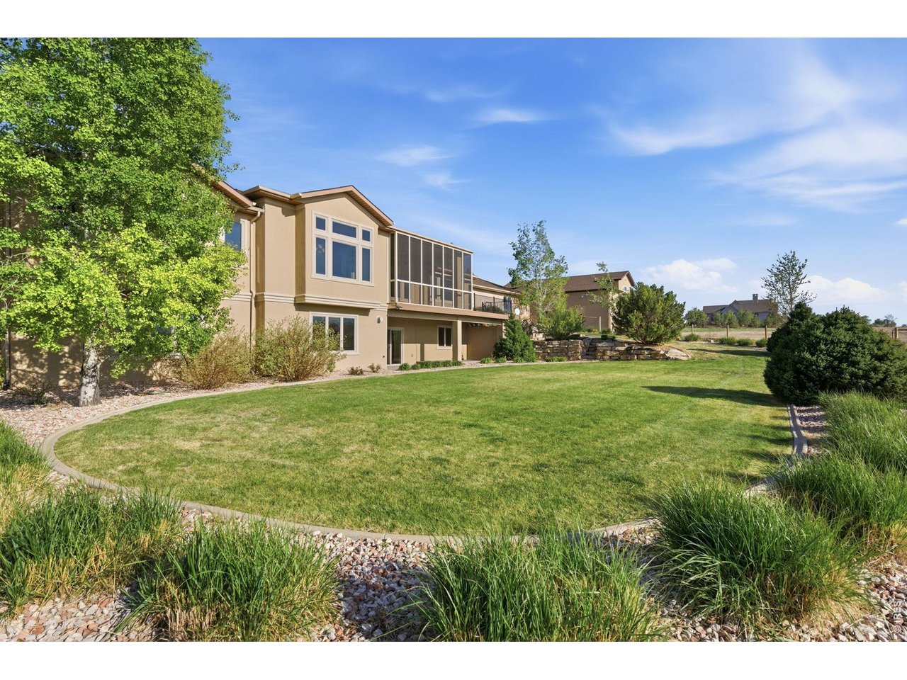 2153 Mountain River Road Berthoud, CO 80513 - Photo 40 of 50 Beautifully manicured backyard