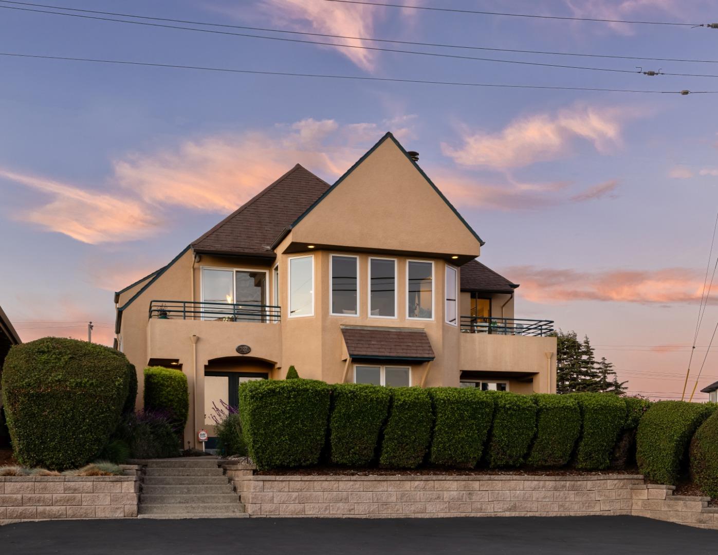 202 Seacliff Drive Aptos, CA 95003 - Photo 5 of 36 a front view of a house with a yard
