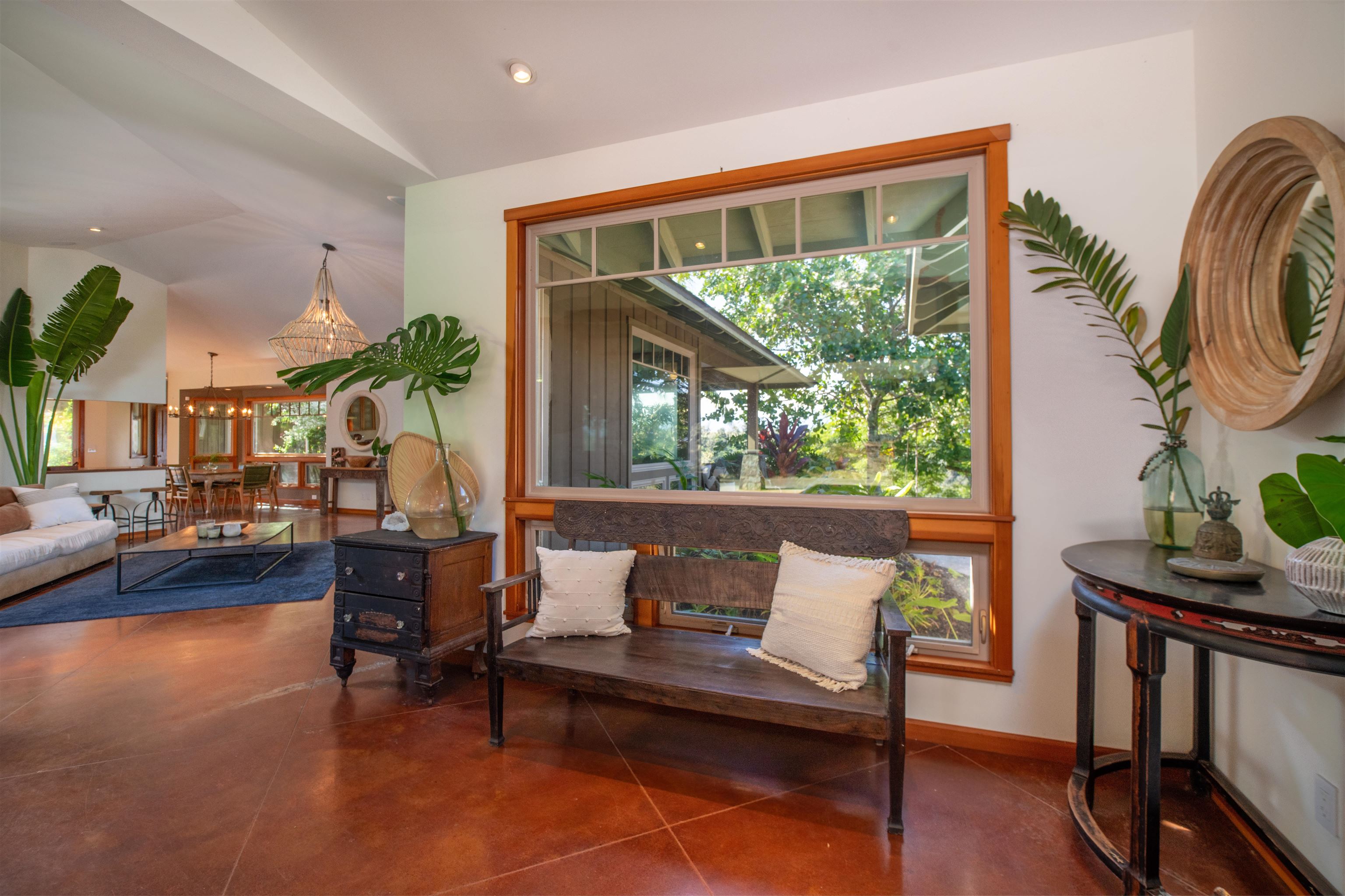 52 Papio Way, Unit A Haiku, HI 96708 - Photo 11 of 50 a living room with furniture and a window