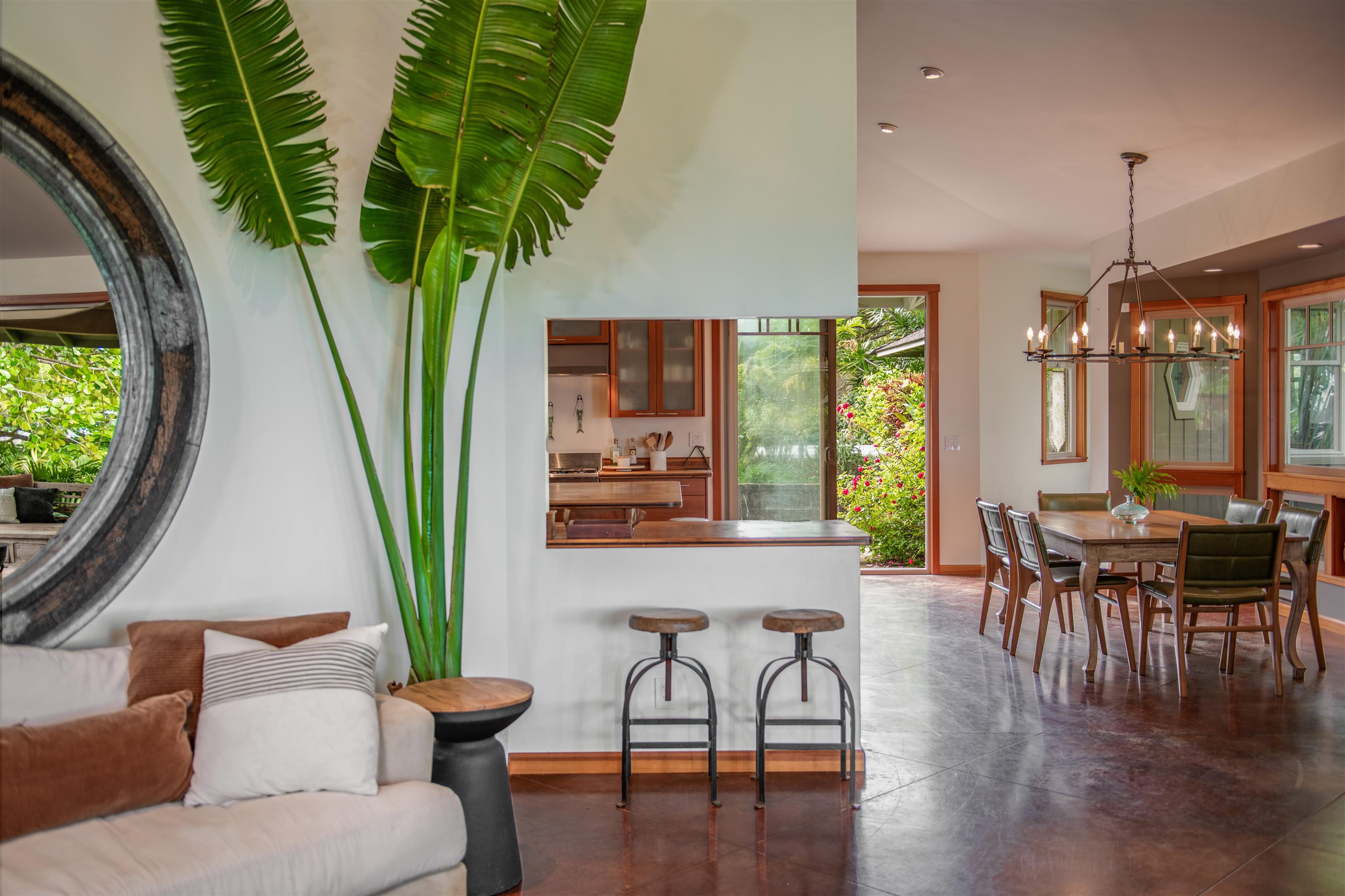 52 Papio Way, Unit A Haiku, HI 96708 - Photo 3 of 50 a living room with furniture and a large window