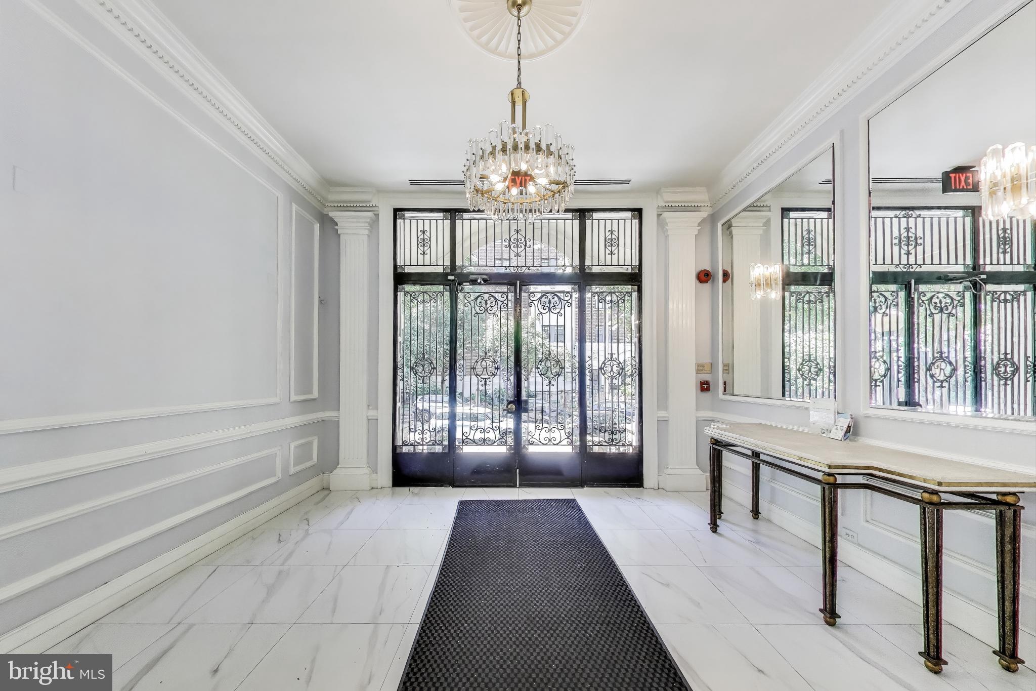1619 R Street Northwest, Unit 501 Washington, DC 20009 - Photo 4 of 25 a view of hall with windows