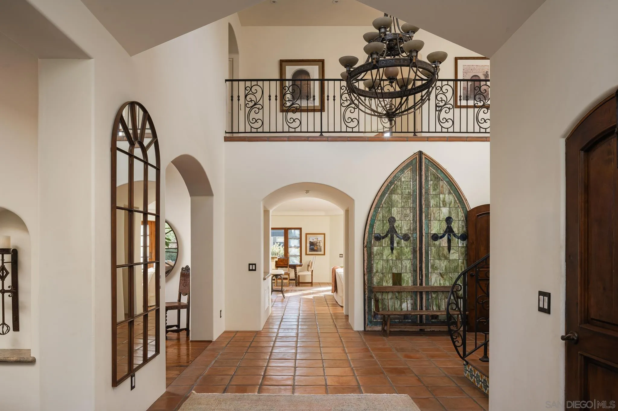 2563 Via Pisa Del Mar, CA 92014 - Photo 9 of 50 a view of entryway and hall with wooden floor