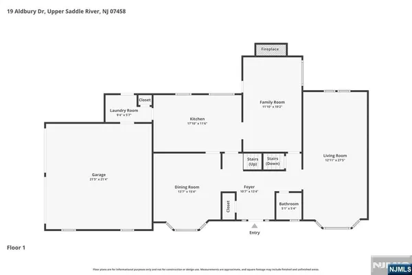 $1,099,000 | 19 Aldbury Drive, Upper Saddle River, NJ 07458