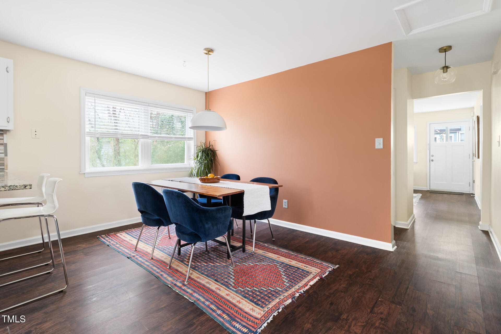 1234 Berkeley Street Durham, NC 27705 - Photo 22 of 46 a view of a dining room with furniture window and wooden floor