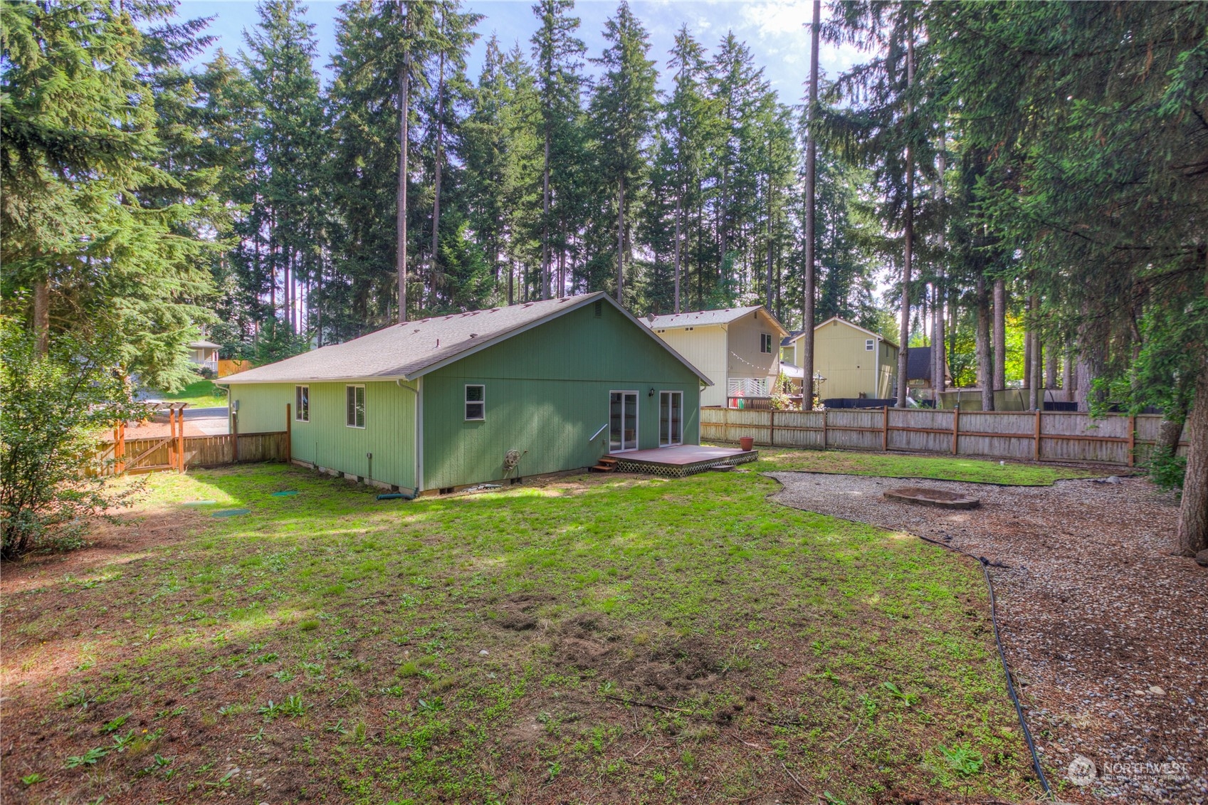17545 Loop Lane Southeast Yelm, WA 98597 - Photo 28 of 35 a front view of house with yard and green space
