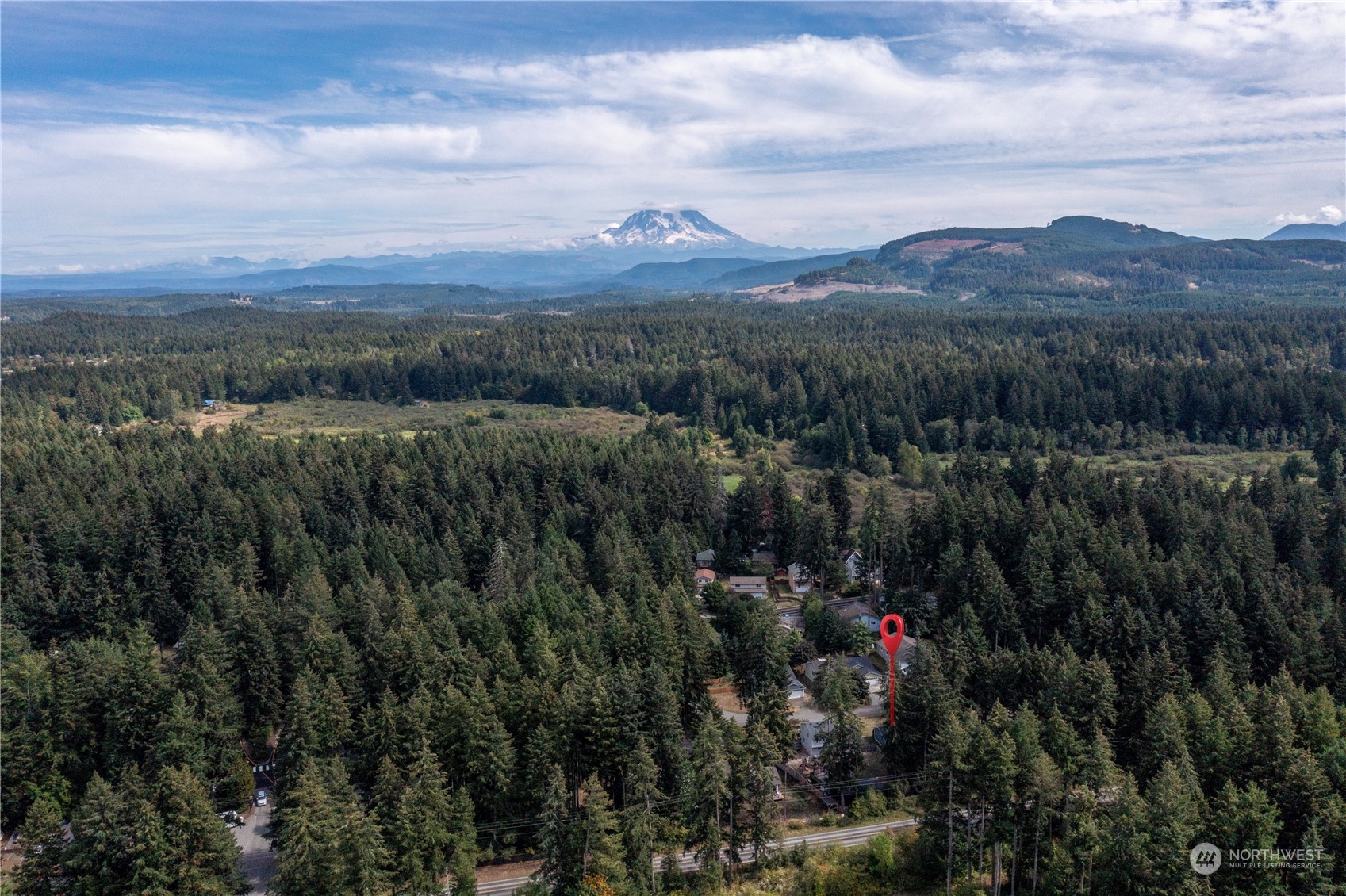 17545 Loop Lane Southeast Yelm, WA 98597 - Photo 30 of 35 a view of city and mountain