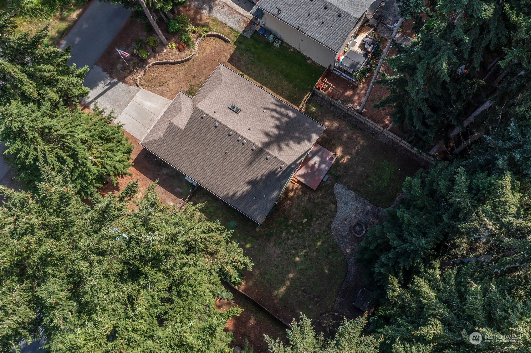 17545 Loop Lane Southeast Yelm, WA 98597 - Photo 35 of 35 an aerial view of house with outdoor space