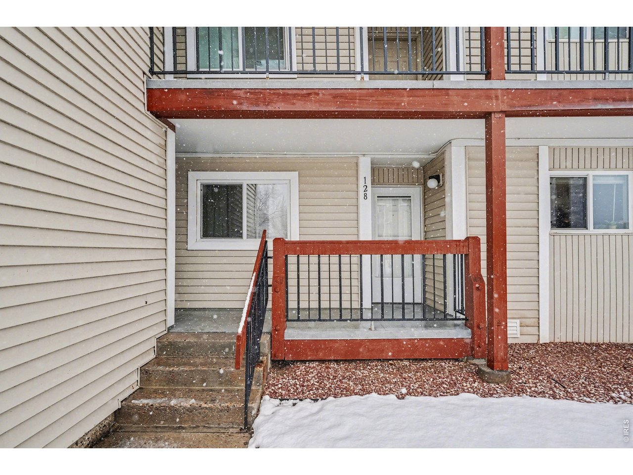 Lower level provides easy access to parking lot