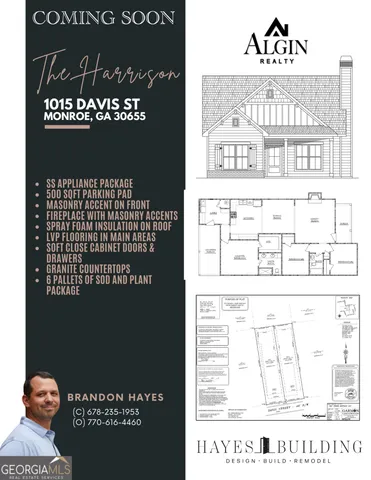 $319,900 | 1013 Davis Street, Monroe, GA 30655