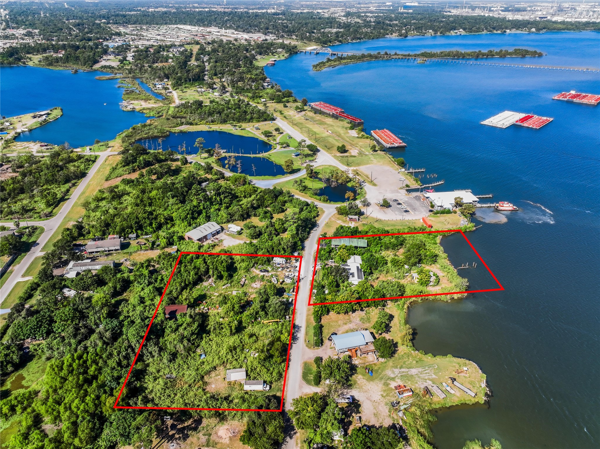 17512 River Road Channelview, TX 77530 - Photo 2 of 27 view of lake