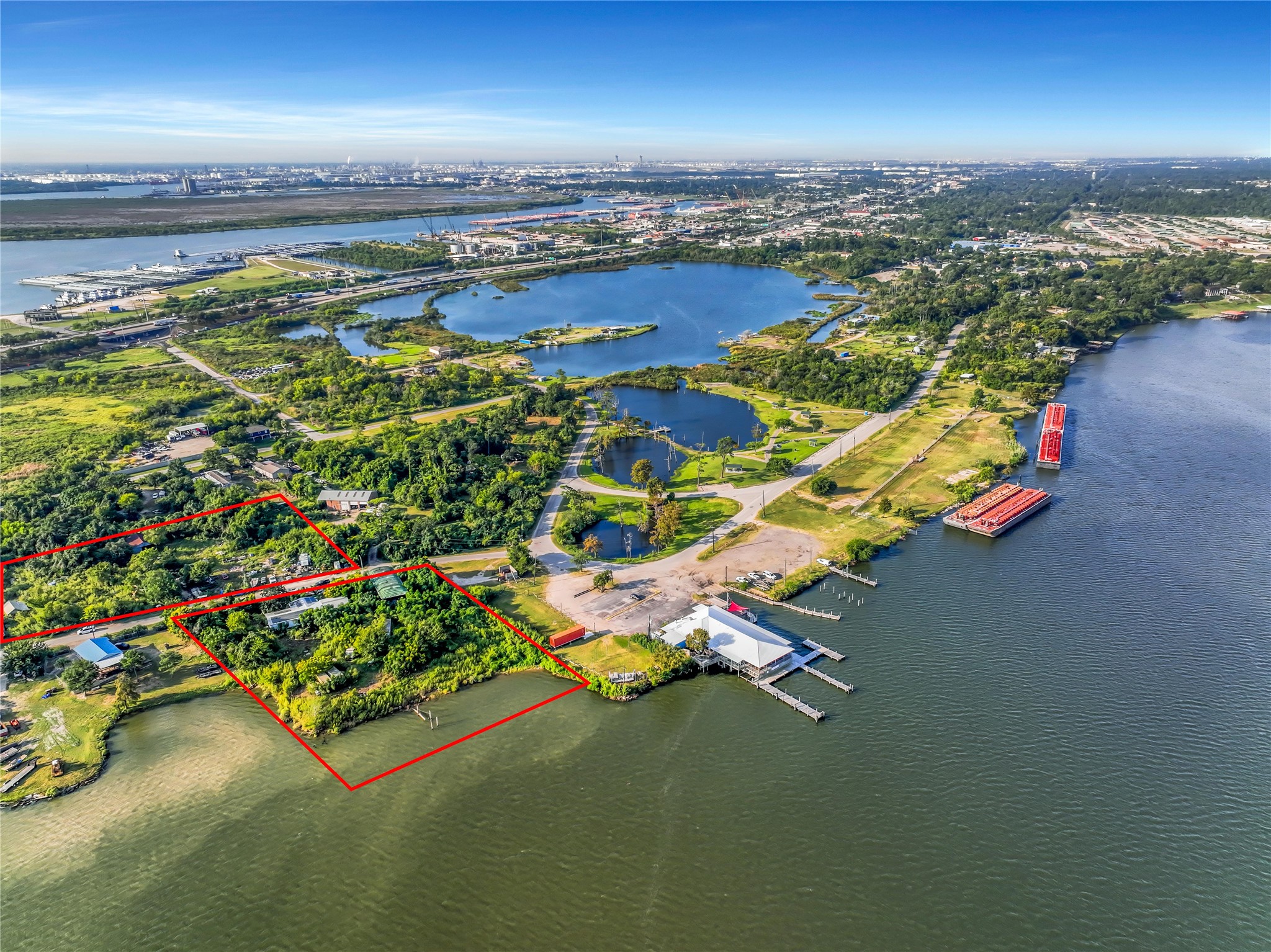 17512 River Road Channelview, TX 77530 - Photo 21 of 27 an aerial view of a city