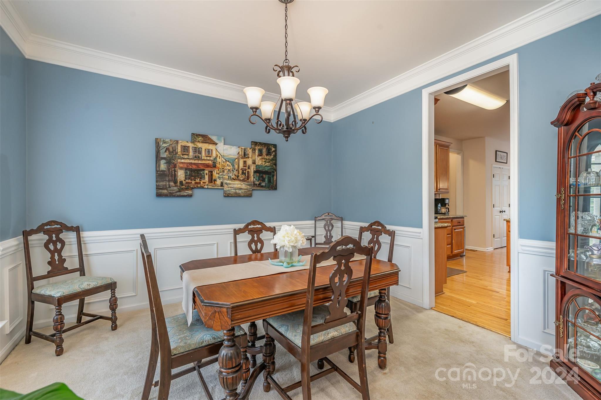 1814 Montague Road Clover, SC 29710 - Photo 9 of 33 a view of a dining room with furniture and chandelier