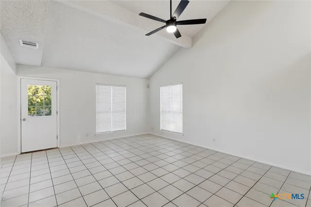 a view of an empty room