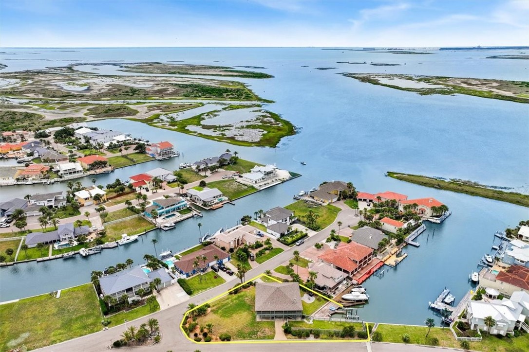 488 Margo Lane Port Aransas, TX 78373 - Photo 38 of 40 an aerial view of a city