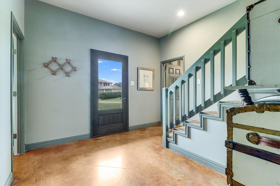 488 Margo Lane Port Aransas, TX 78373 - Photo 5 of 40 a view of an entryway with wooden floor