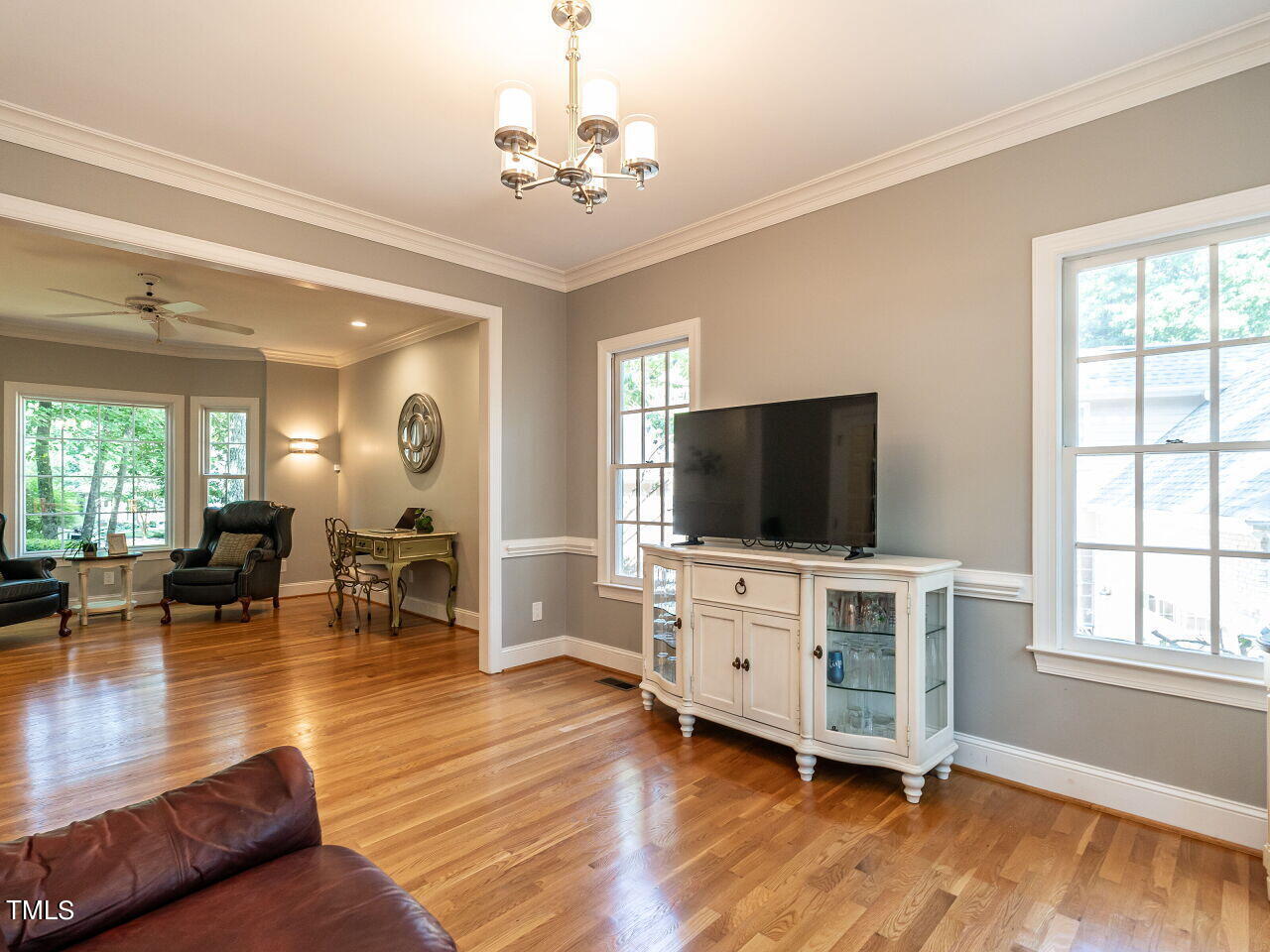 8805 Old Tom Way Raleigh, NC 27613 - Photo 3 of 43 Formal Dining Room and Living Room