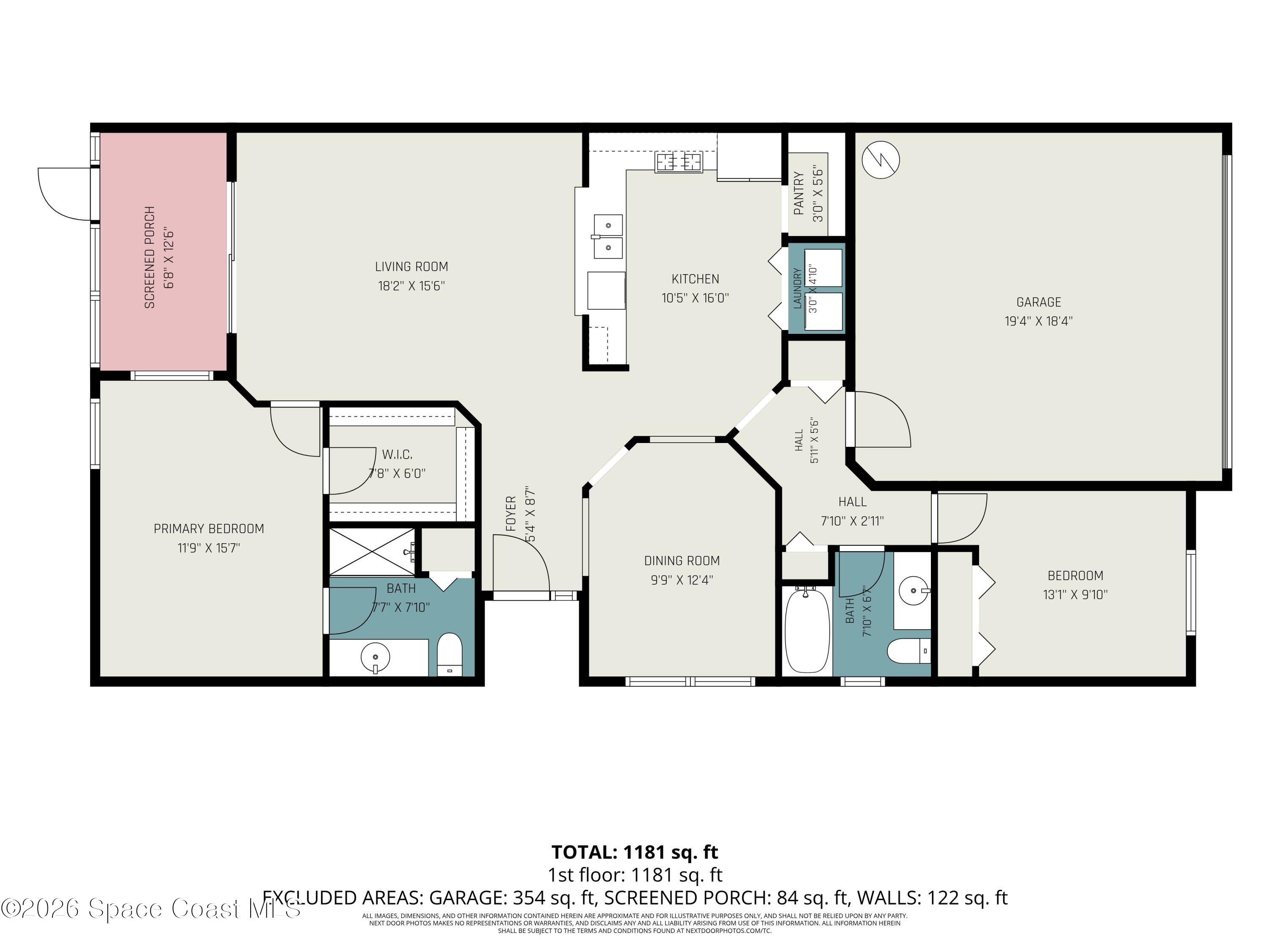 284 Intrepid Way Indialantic, FL 32903 - Photo 36 of 36 Floor Plan