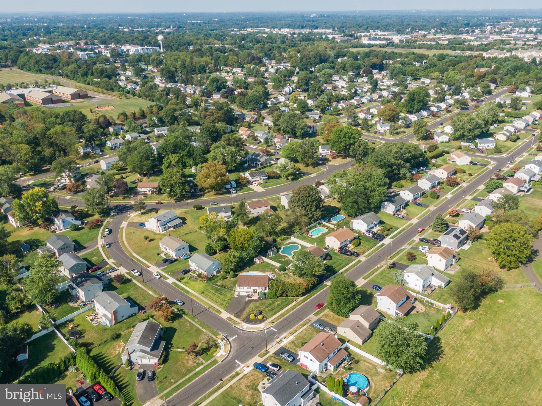 564 Byron Road Warminster, PA 18974 - Photo 43 of 49 an aerial view of residential houses with outdoor space