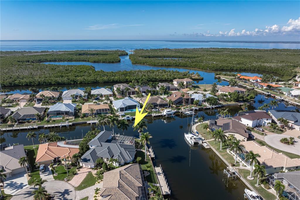 2736 Mayaguana Court Punta Gorda, FL 33950 - Photo 74 of 80 a view of a city with ocean view