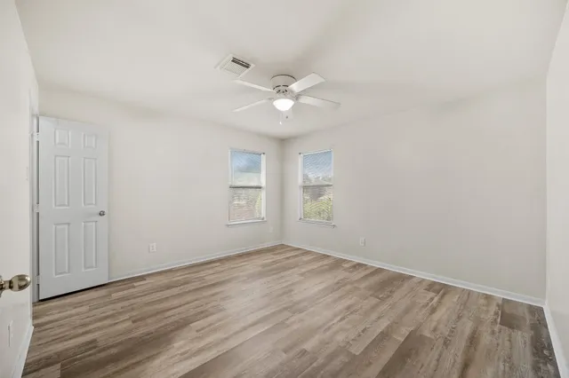 wooden floor in an empty room