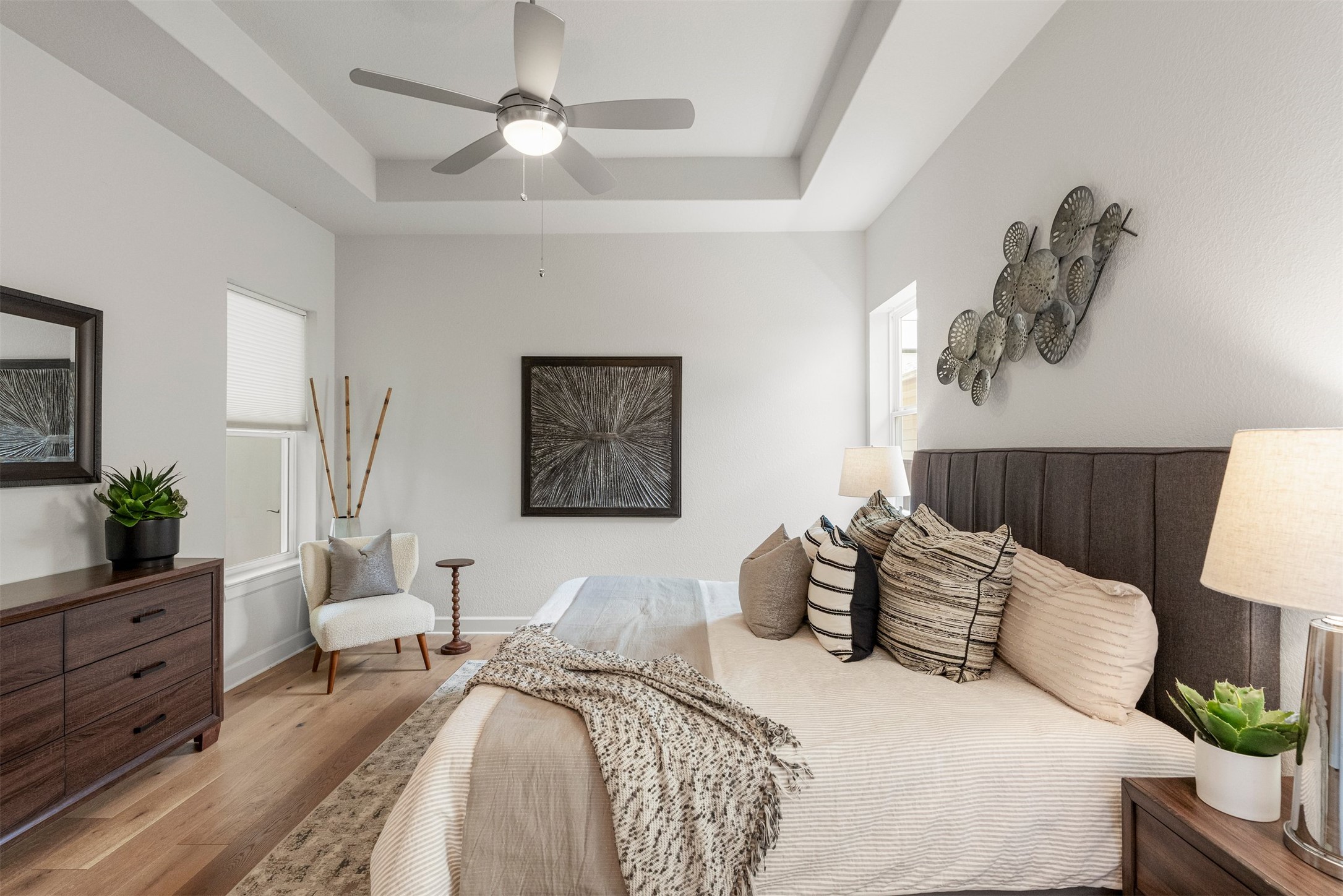 4313 Vaughan Street Austin, TX 78723 - Photo 20 of 39 There is plenty of space for a king-sized bed and additional furniture in this main-floor suite, a true layout commodity in Mueller