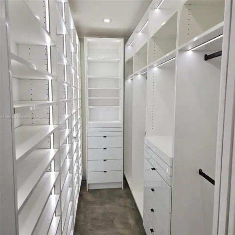 a view of closet