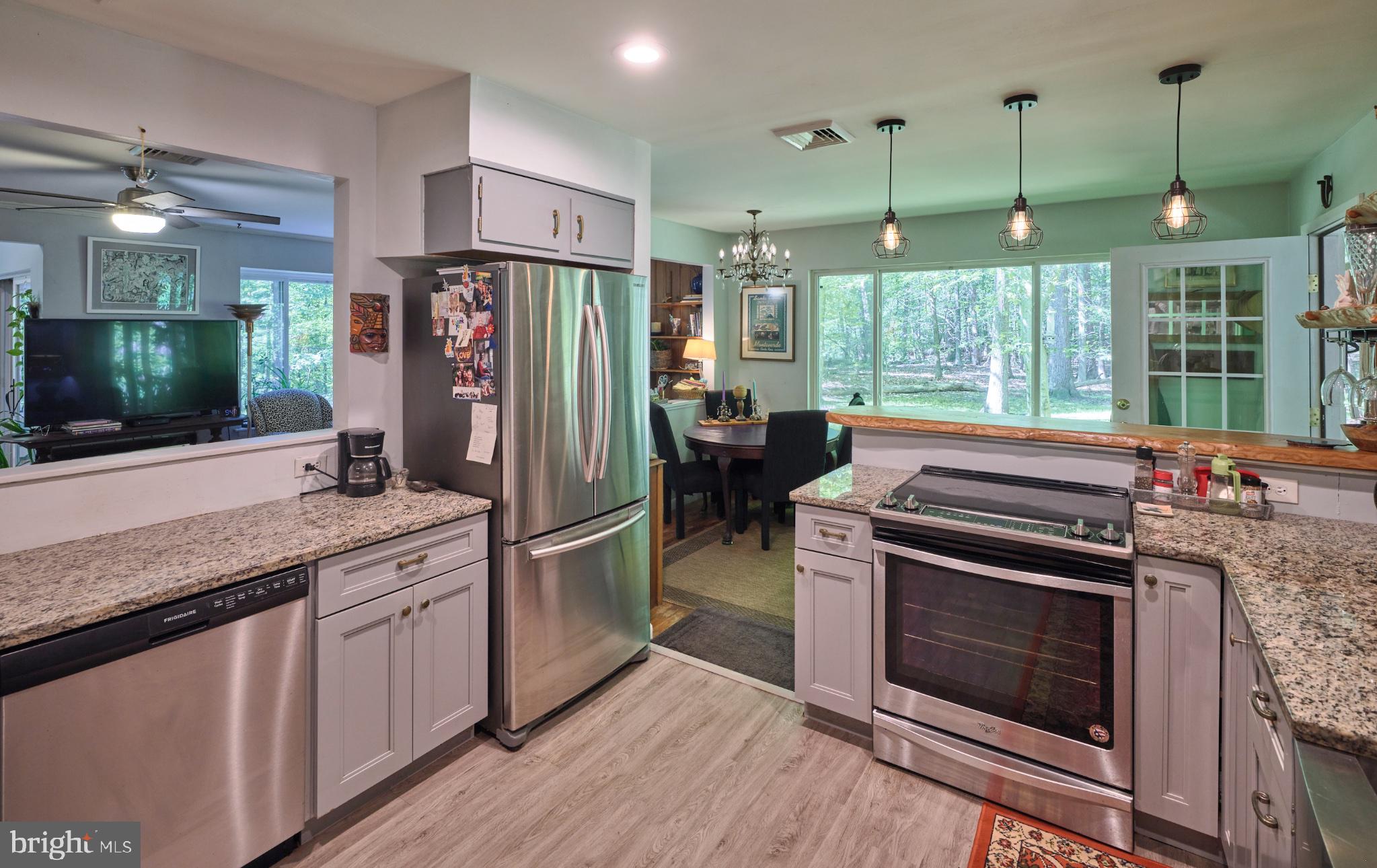 4831 Mountain Top Road West, Unit W New Hope, PA 18938 - Photo 13 of 28 Modern kitchen with serene views.