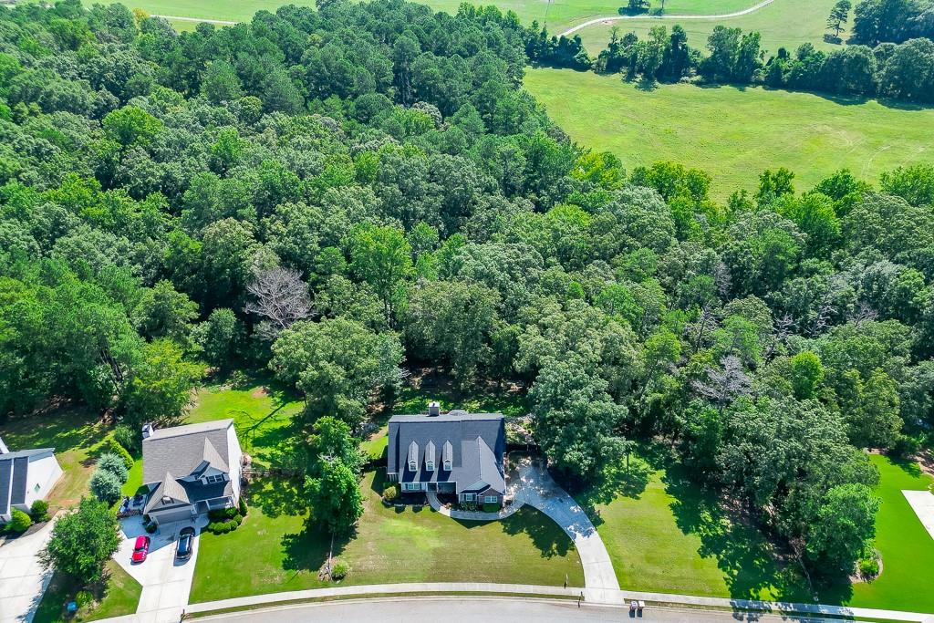 2858 Shadowstone Way Winder, GA 30680 - Photo 50 of 52 an aerial view of a house with garden space and street view