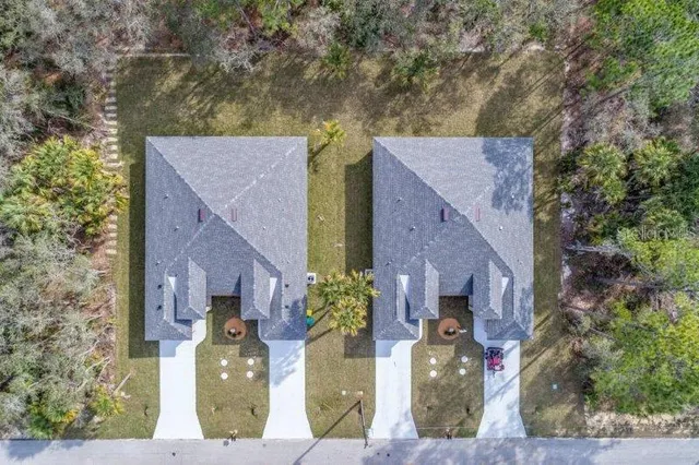 front view of house with a street
