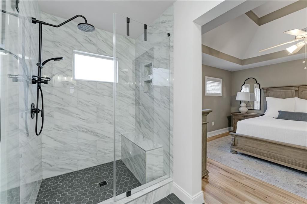 777 Forrest Street Northwest Atlanta, GA 30318 - Photo 20 of 35 a bathroom with a shower
