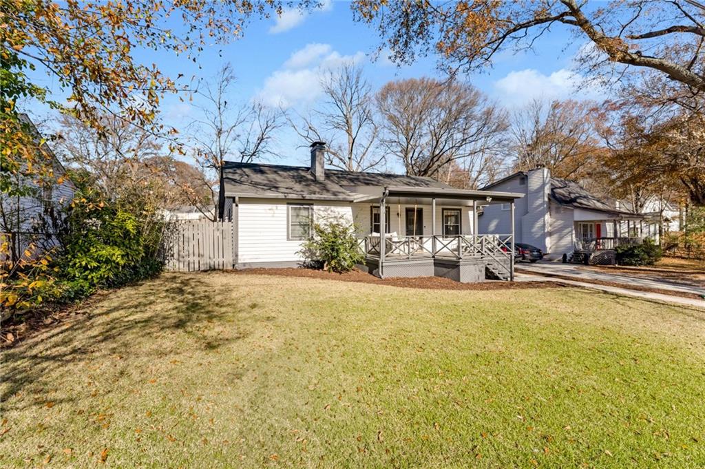 777 Forrest Street Northwest Atlanta, GA 30318 - Photo 35 of 35 a swimming pool view with a seating space and a garden view