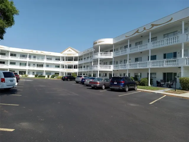 a car parked in front of a building