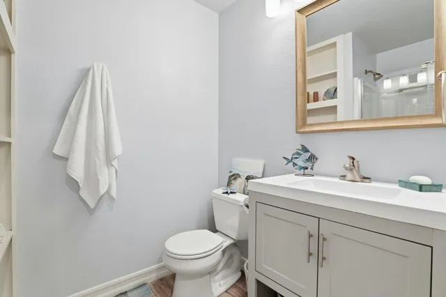a bathroom with a sink and a toilet