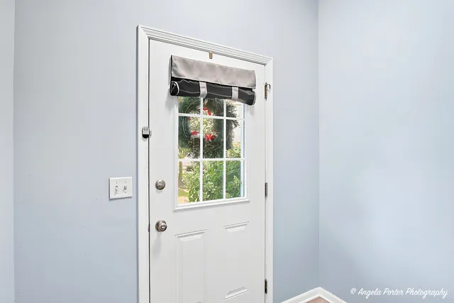 a view of front door