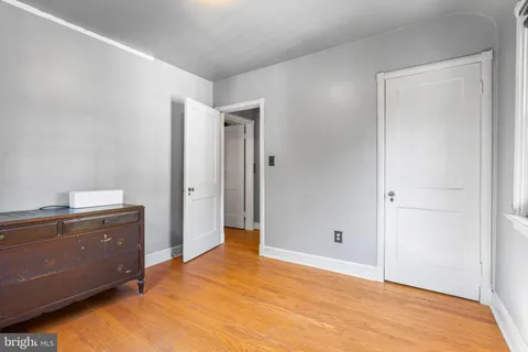 a view of a room with closet area