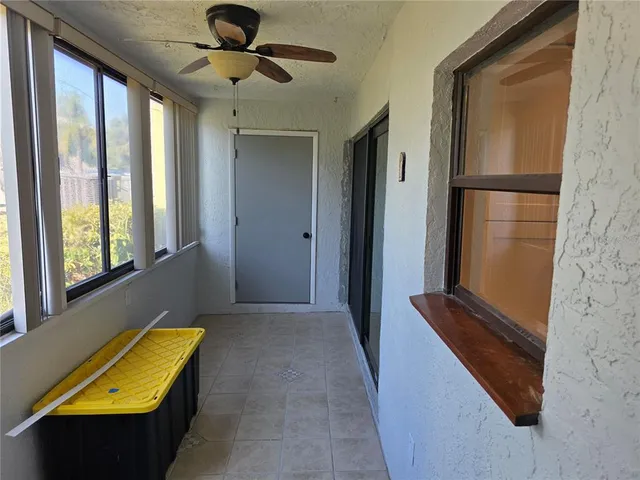 a view of parking garage