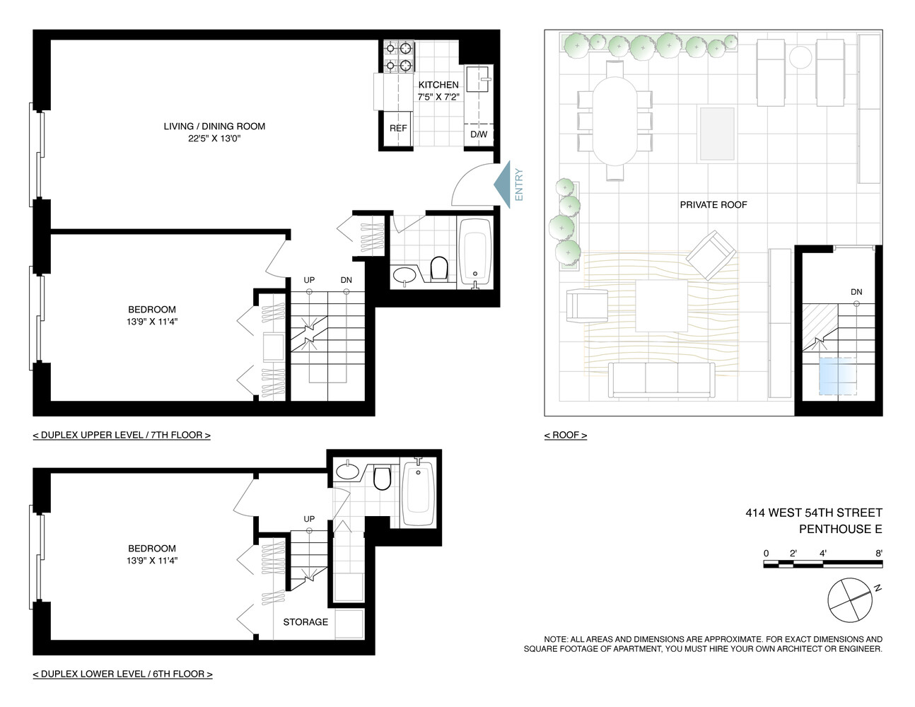 414 West 54th Street, Unit PHE Manhattan, NY 10019 - Photo 10 of 10 unknown